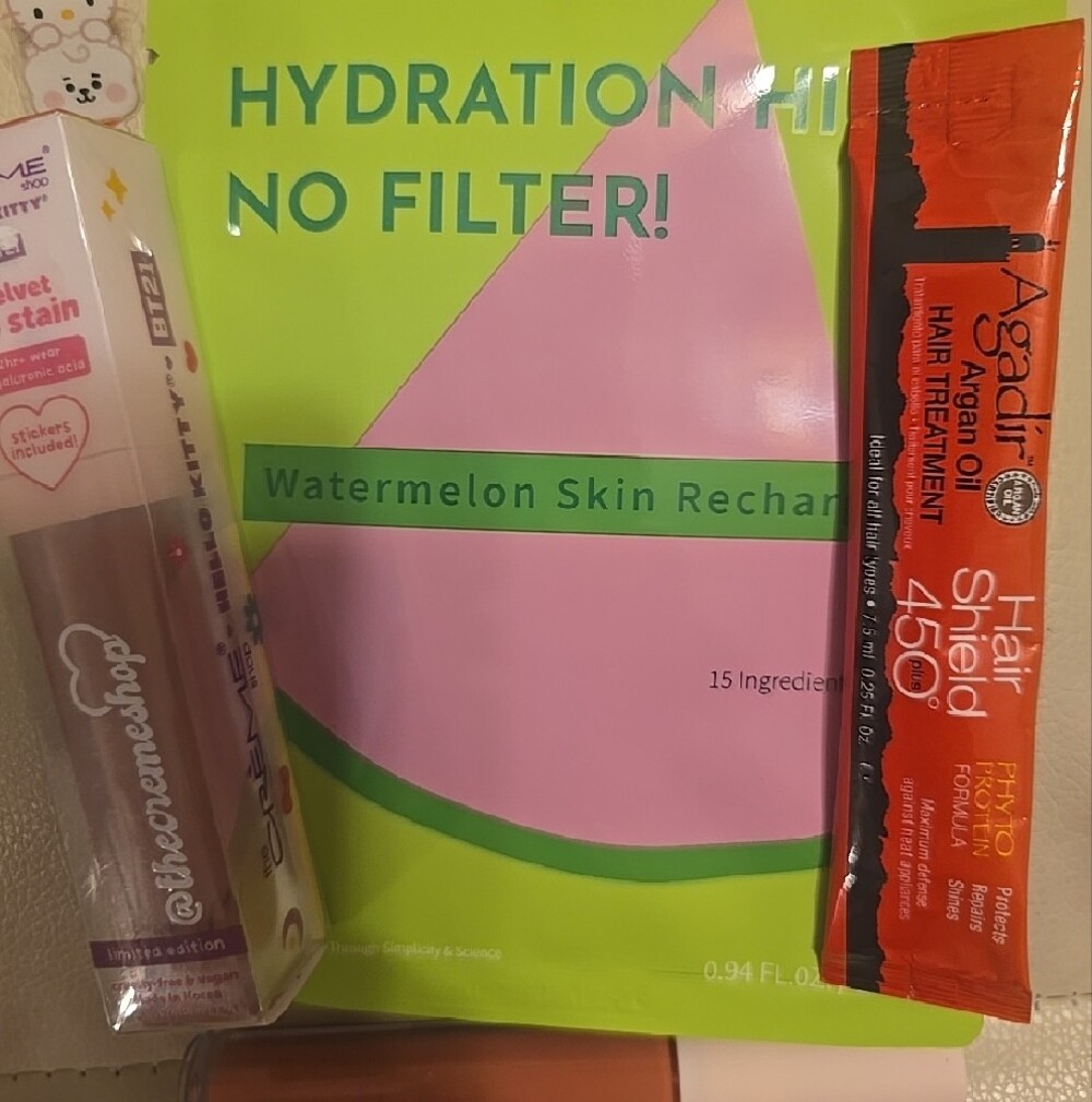ZealSea Watermelon Hydration Face Mask + Lip Stain & Argan Oil Bundle - Picture 3 of 5